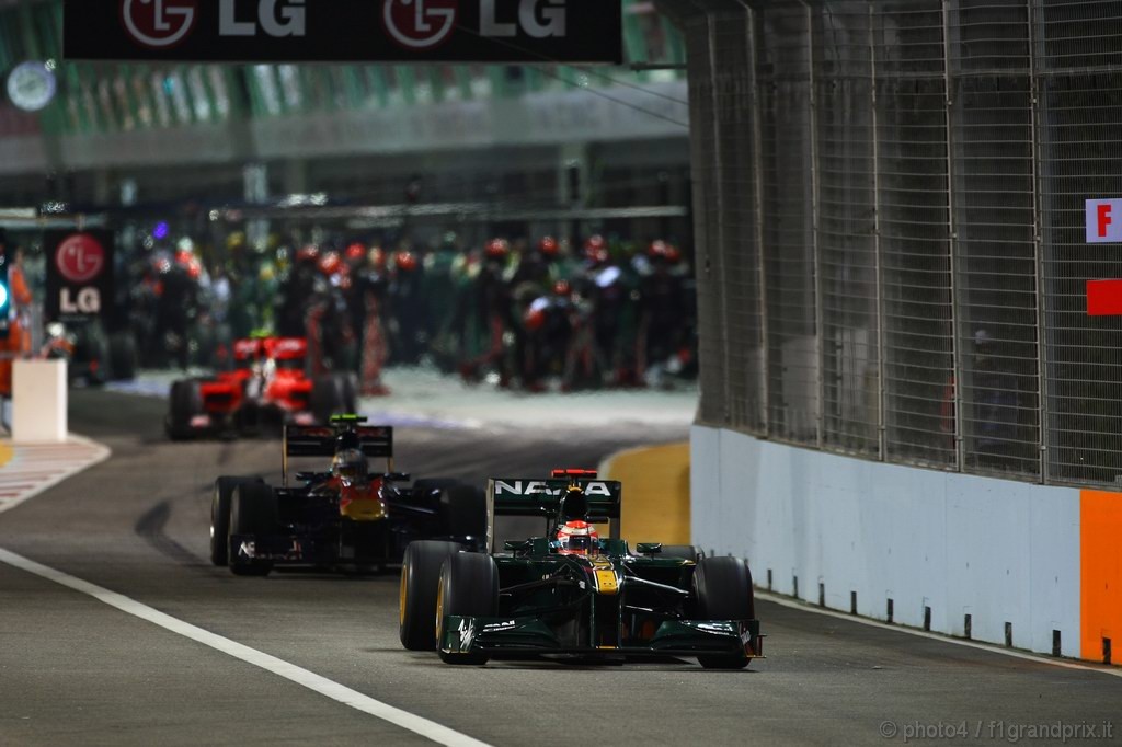 GP Singapore, Gara, Jarno Trulli (ITA), Lotus Racing, T127 
