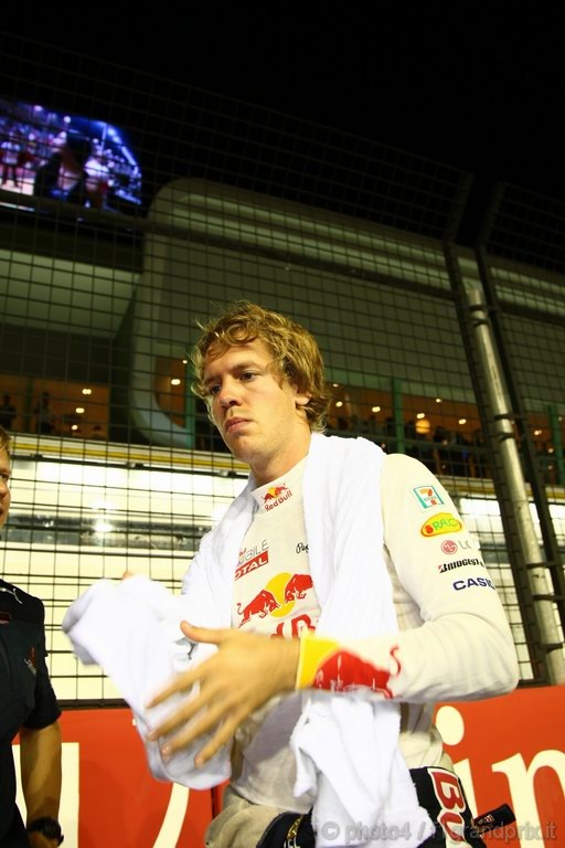 GP Singapore, Gara, Sebastian Vettel (GER), Red Bull Racing, RB6 