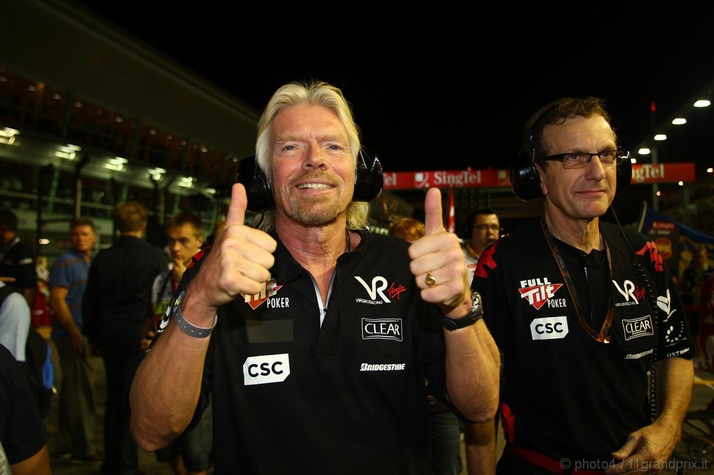 GP Singapore, Gara, Sir Richard Branson (GBR) CEO of the Virgin Group 