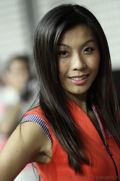 GP Singapore, Gara, grid girl, pitbabes