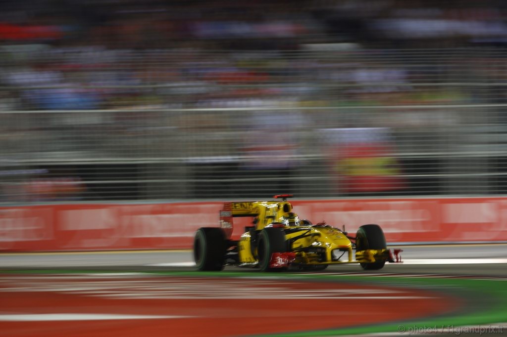 GP Singapore, Gara, Robert Kubica (POL), Renault F1 Team, R30 