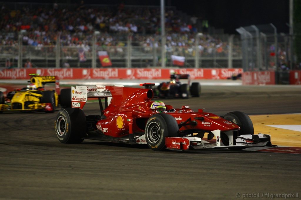 GP Singapore, Gara, Felipe Massa (BRA), Ferrari, F10 