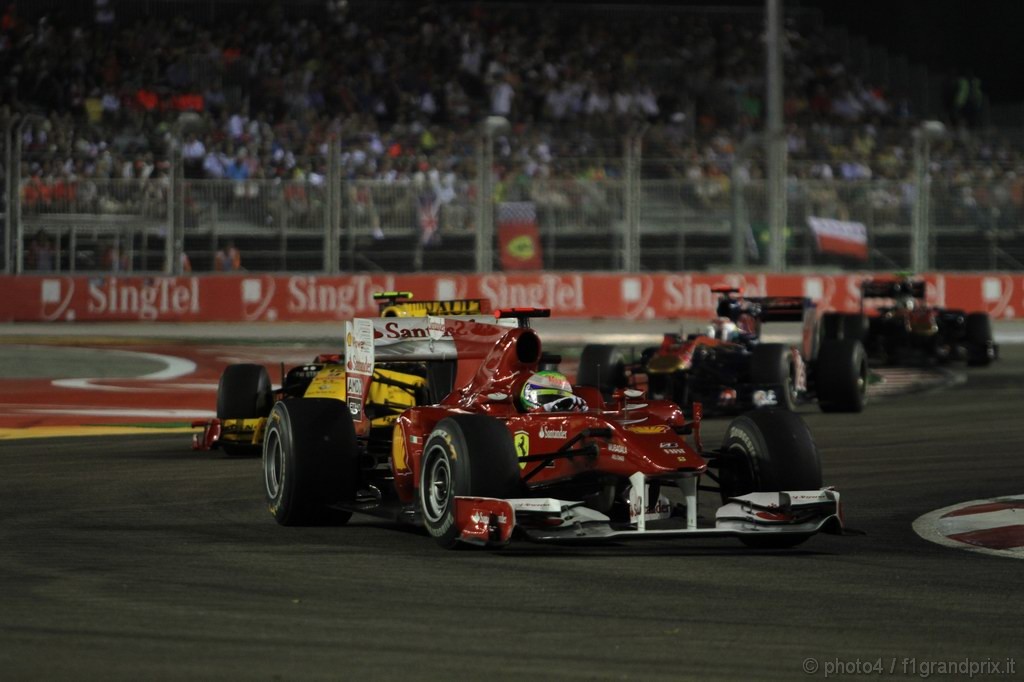 GP Singapore, Gara, Felipe Massa (BRA), Ferrari, F10 