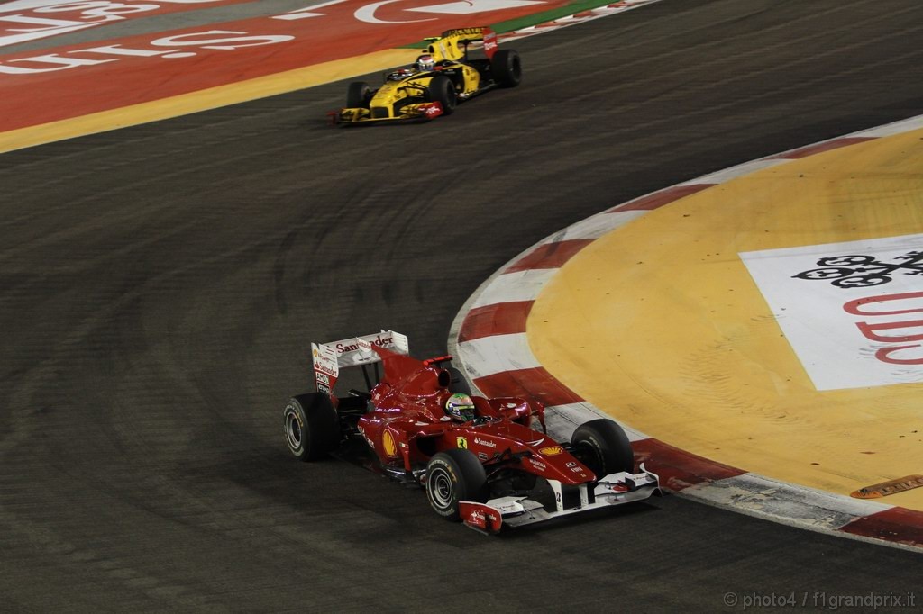 GP Singapore, Gara, Felipe Massa (BRA), Ferrari, F10 