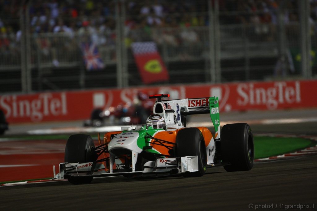 GP Singapore, Gara, Adrian Sutil (GER), Force India F1 Team, VJM03 