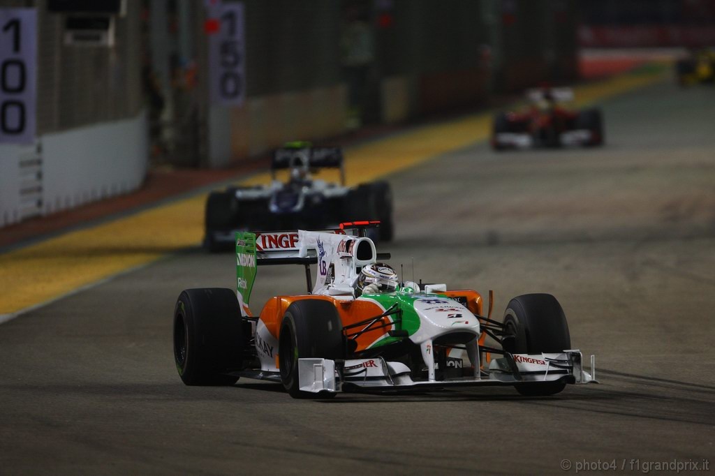 GP Singapore, Gara, Adrian Sutil (GER), Force India F1 Team, VJM03 
