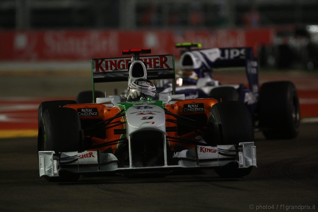 GP Singapore, Gara, Adrian Sutil (GER), Force India F1 Team, VJM03 