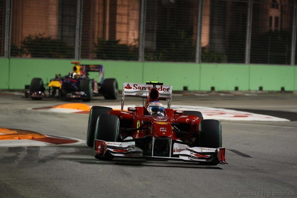 GP Singapore, Gara, Fernando Alonso (ESP), Ferrari, F10 