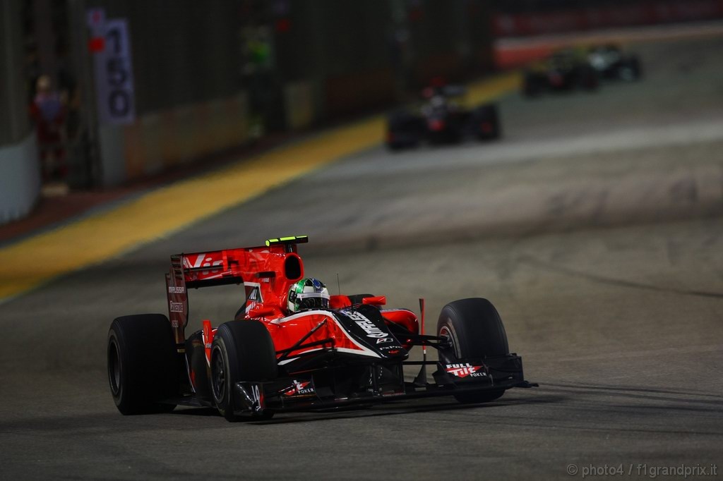 GP Singapore, Gara, Lucas Di Grassi (BRA), Virgin Racing, VR-01 