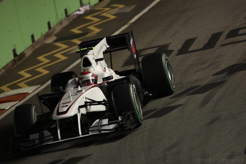 GP Singapore, Gara, Kamui Kobayashi (JAP), BMW Sauber F1 Team, C29 