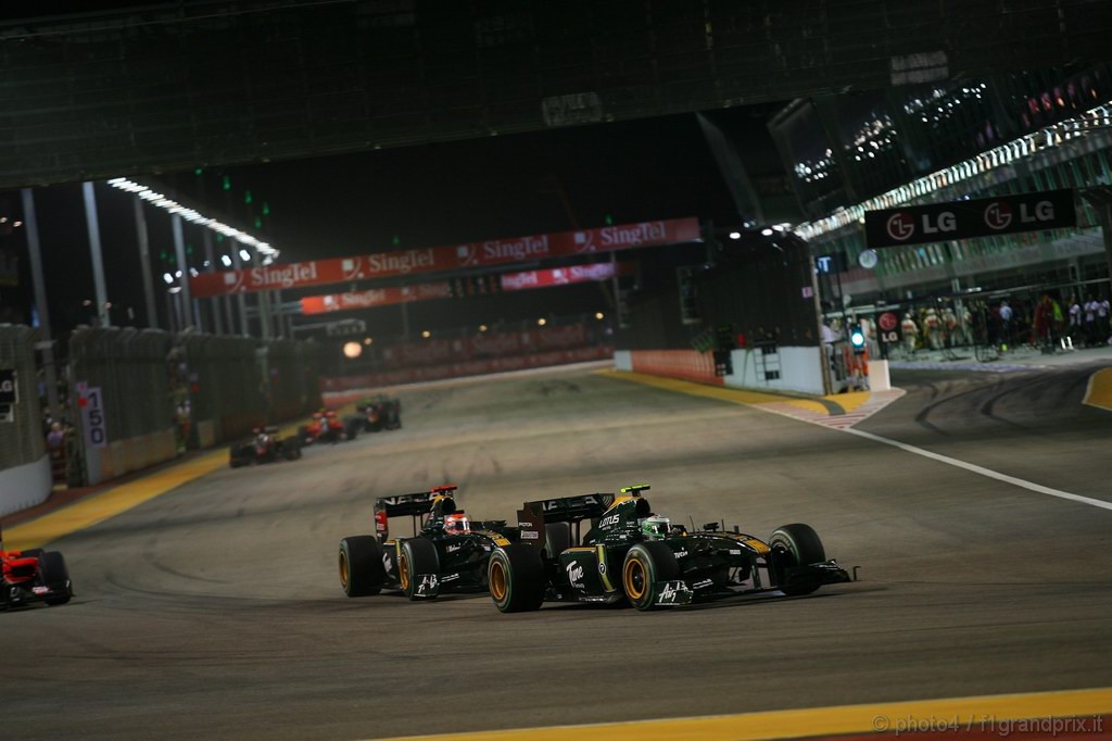 GP Singapore, Gara, Heikki Kovalainen (FIN), Lotus Racing, T127 