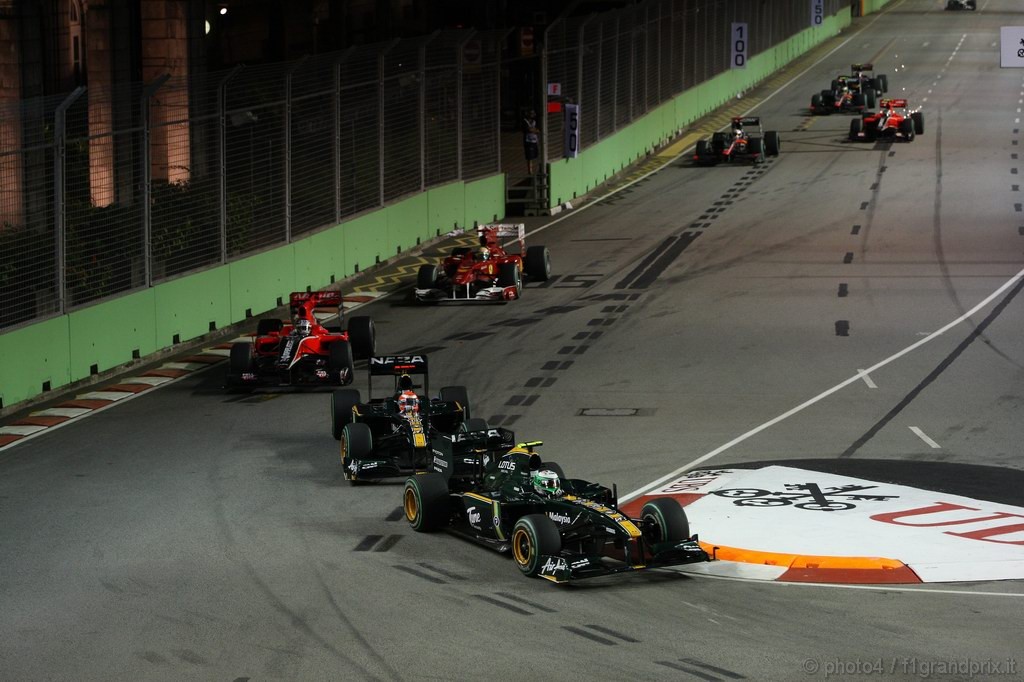 GP Singapore, Gara, Heikki Kovalainen (FIN), Lotus Racing, T127 