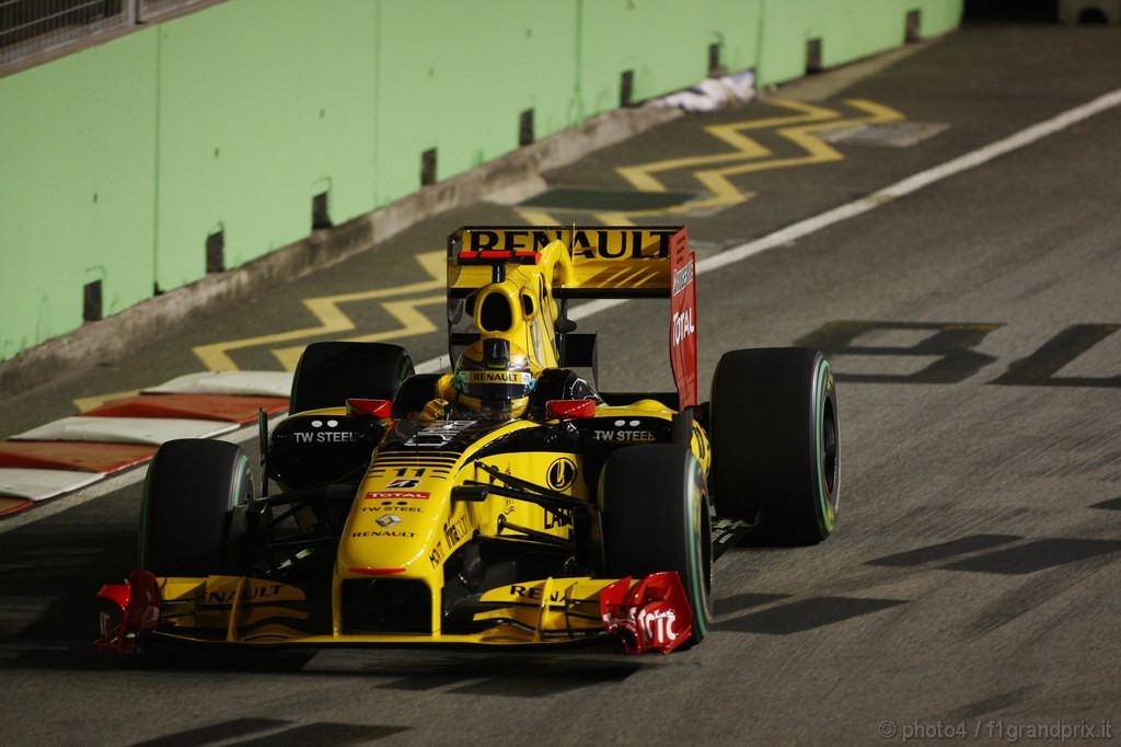 GP Singapore, Gara, Robert Kubica (POL), Renault F1 Team, R30 