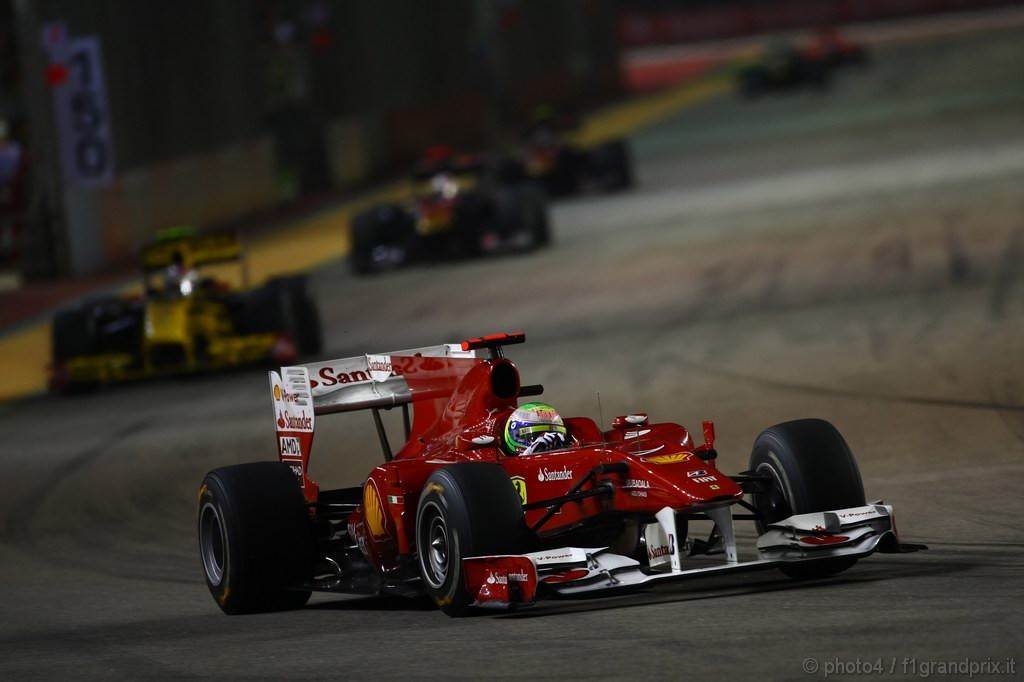 GP Singapore, Gara, Felipe Massa (BRA), Ferrari, F10 
