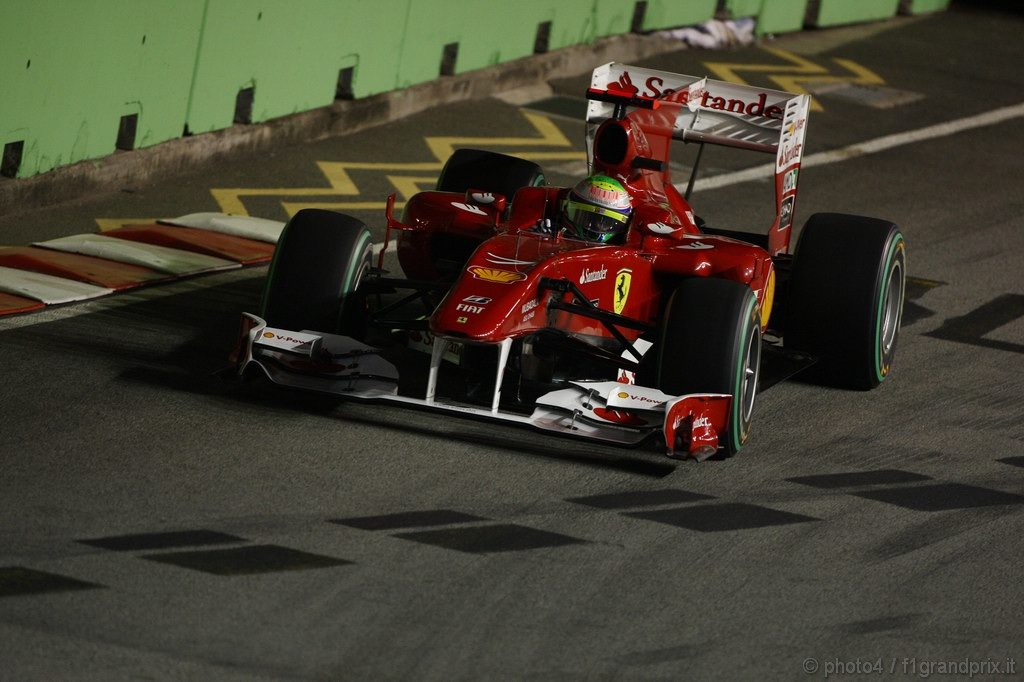 GP Singapore, Gara, Felipe Massa (BRA), Ferrari, F10 