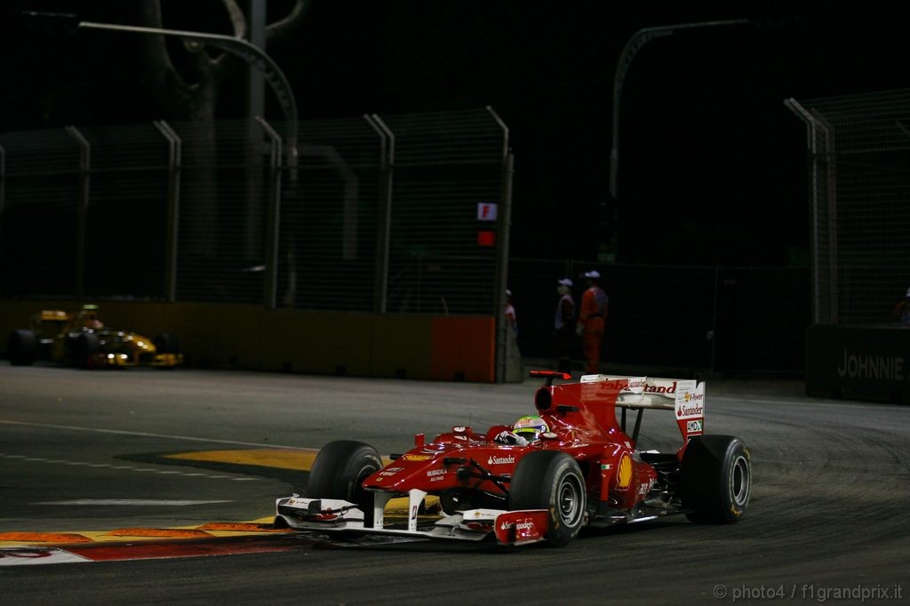 GP Singapore, Gara, Felipe Massa (BRA), Ferrari, F10 