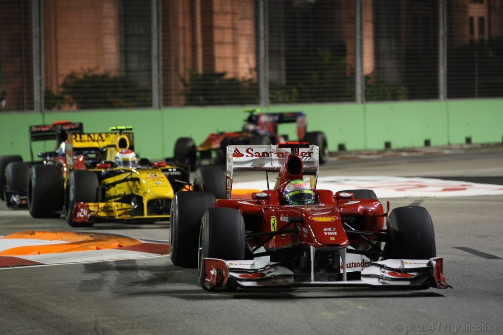 GP Singapore, Gara, Felipe Massa (BRA), Ferrari, F10 