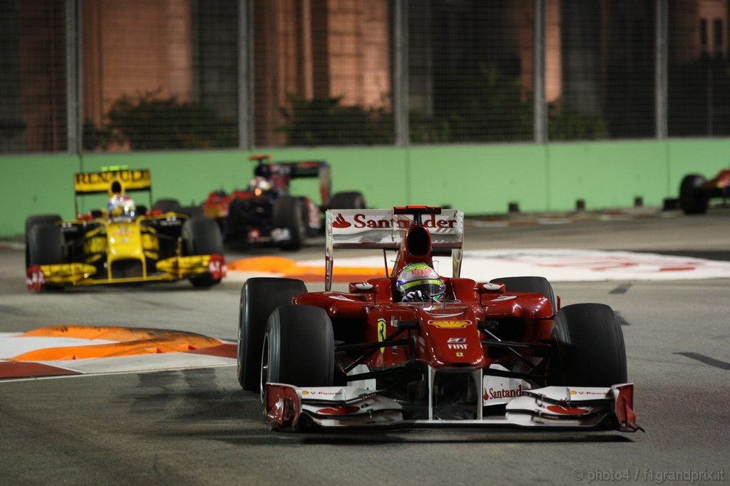 GP Singapore, Gara, Felipe Massa (BRA), Ferrari, F10 