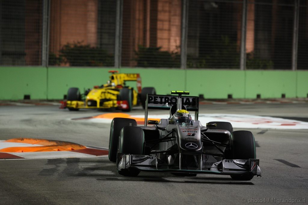 GP Singapore, Gara, Nico Rosberg (GER), Mercedes GP F1 Team, MGP W01 