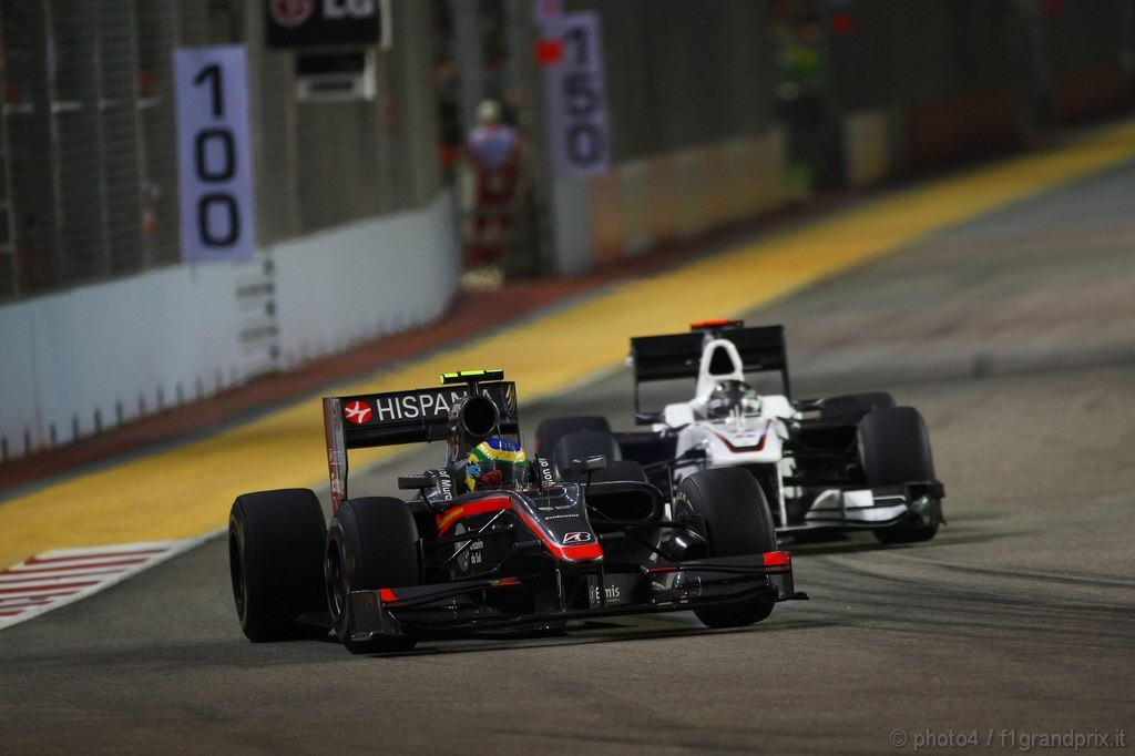 GP Singapore, Gara, Bruno Senna (BRA), Hispania Racing F1 Team (HRT), F110 