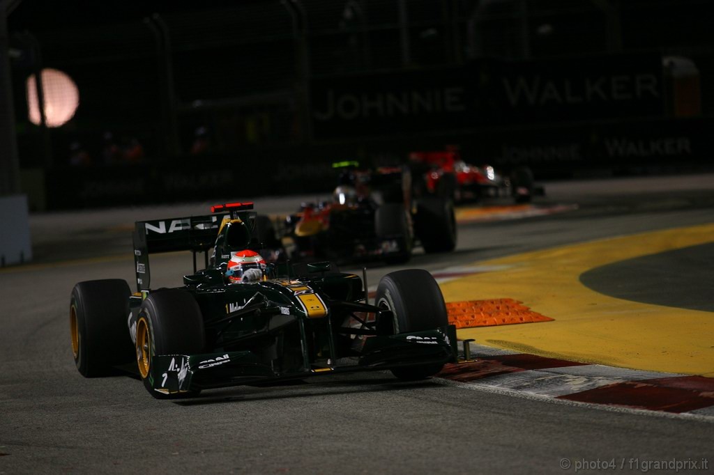 GP Singapore, Gara, Jarno Trulli (ITA), Lotus Racing, T127 