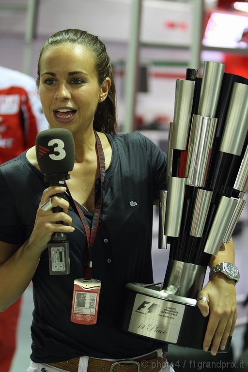 GP Singapore, Gara Festeggiamenti, Journalist Spain TV