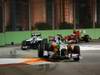 GP Singapore, Gara, Adrian Sutil (GER), Force India F1 Team, VJM03 davanti a Vitantonio Liuzzi (ITA), Force India F1 Team, VJM03 