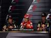 GP Singapore, Conferenza Stampa, Sebastian Vettel (GER), Red Bull Racing, RB6 secondo, Fernando Alonso (ESP), Ferrari, F10 vincitore e Mark Webber (AUS), Red Bull Racing, RB6 terzo 