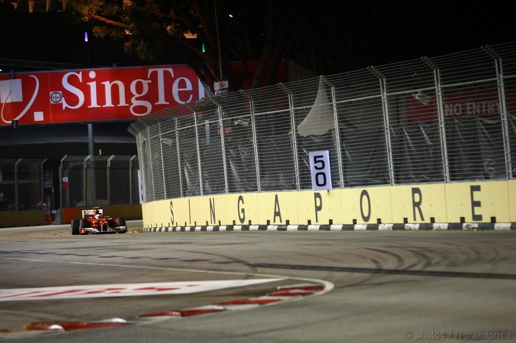 GP Singapore, Prove Libere 3, Sabato, Fernando Alonso (ESP), Ferrari, F10 