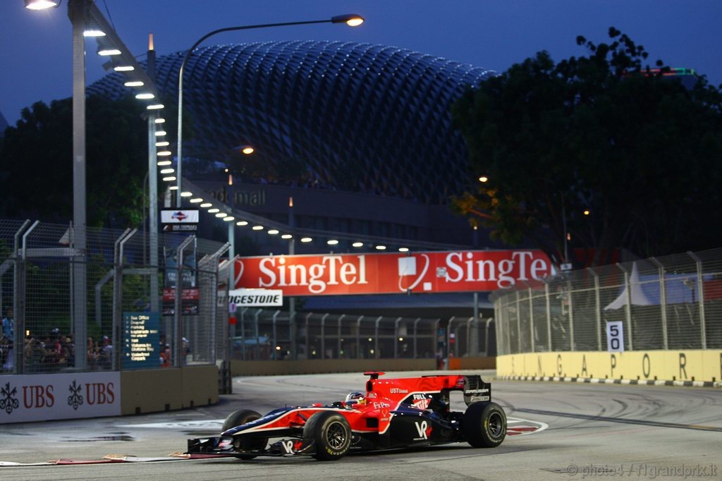 GP Singapore, Prove Libere 3, Sabato, Timo Glock (GER), Virgin Racing, VR-01  