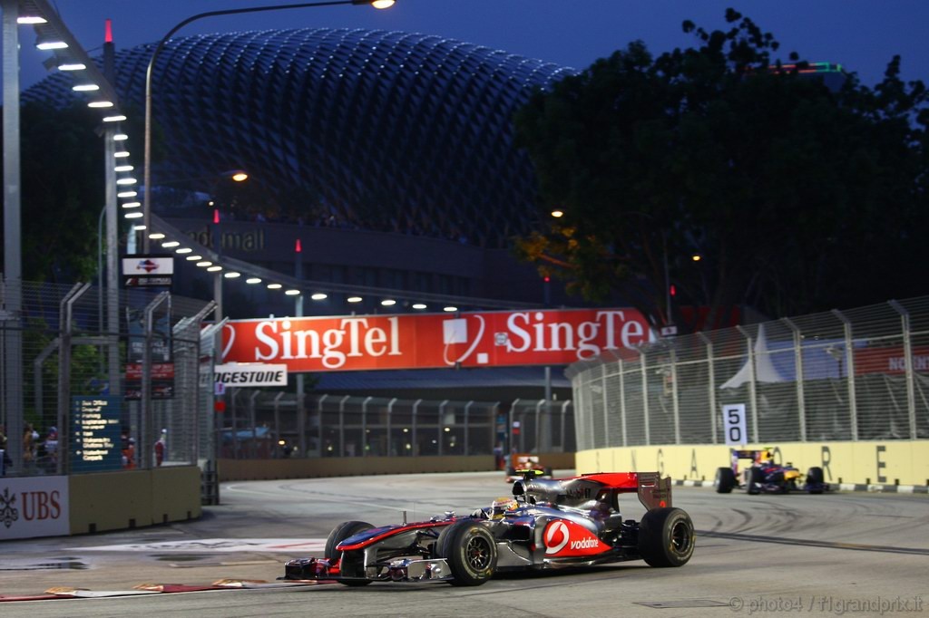 GP Singapore, Prove Libere 3, Sabato, Lewis Hamilton (GBR), McLaren  Mercedes, MP4-25 