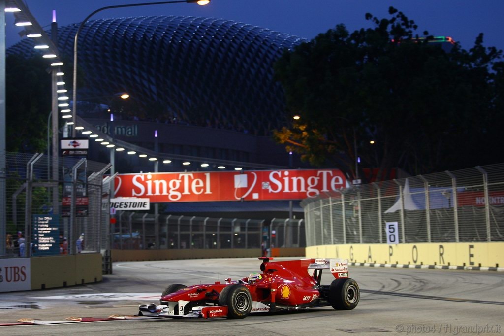 GP Singapore, Prove Libere 3, Sabato, Felipe Massa (BRA), Ferrari, F10 