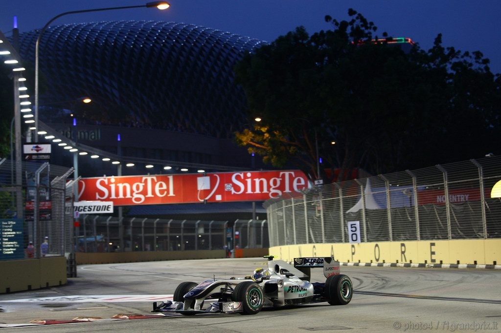 GP Singapore, Prove Libere 3, Sabato, Nico Rosberg (GER), Mercedes GP F1 Team, MGP W01 