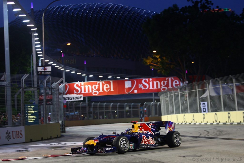 GP Singapore, Prove Libere 3, Sabato, Sebastian Vettel (GER), Red Bull Racing, RB6 