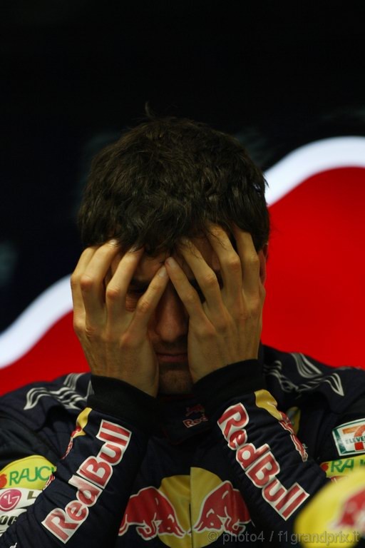GP Singapore, Prove Libere 3, Sabato, Mark Webber (AUS), Red Bull Racing, RB6 