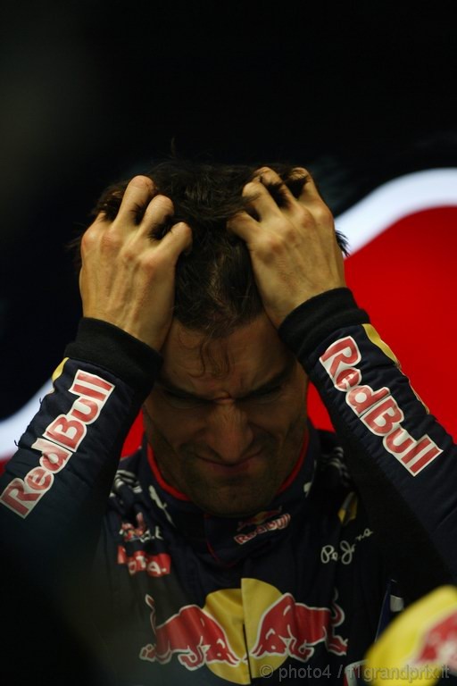 GP Singapore, Prove Libere 3, Sabato, Mark Webber (AUS), Red Bull Racing, RB6 