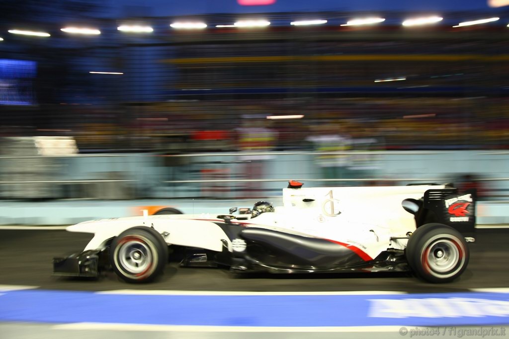 GP Singapore, Prove Libere 3, Sabato, Nick Heidfeld (GER), BMW Sauber F1 Team, C29  
