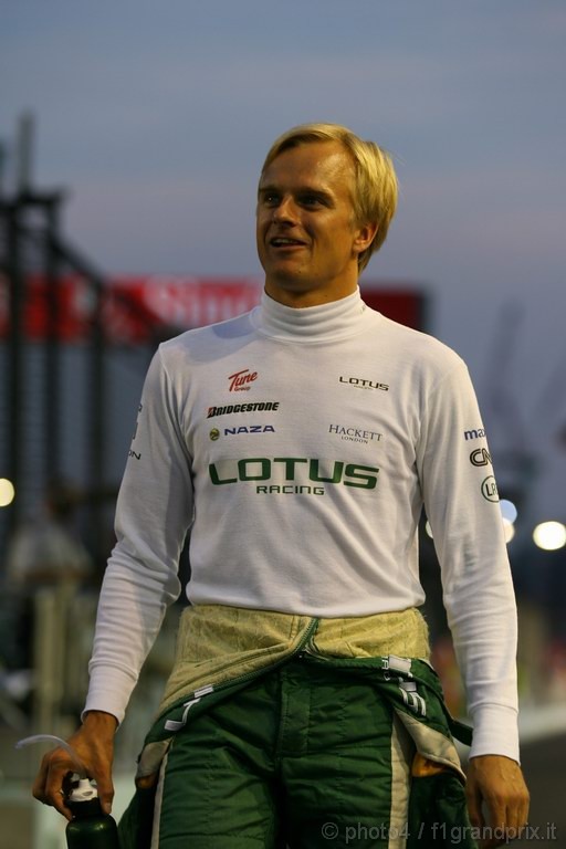 GP Singapore, Prove Libere 3, Sabato, Heikki Kovalainen (FIN), Lotus Racing, T127 