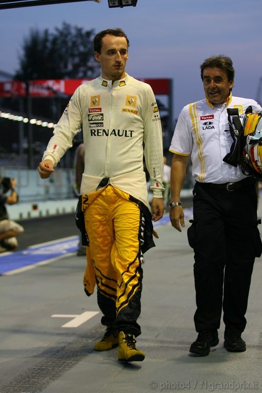 GP Singapore, Prove Libere 3, Sabato, Robert Kubica (POL), Renault F1 Team, R30 