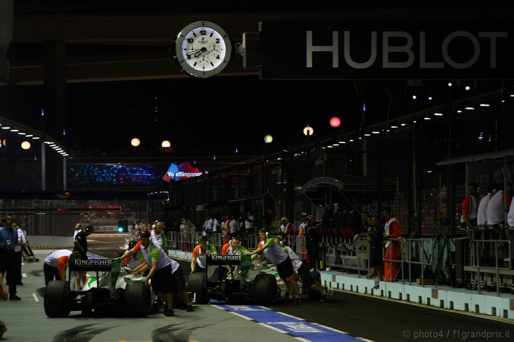 GP Singapore, Prove Libere 3, Sabato, Vitantonio Liuzzi (ITA), Force India F1 Team, VJM03 