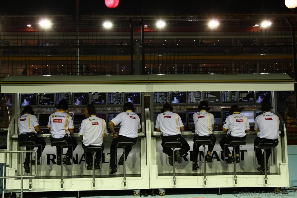 GP Singapore, Prove Libere 3, Sabato, Renault F1 Team