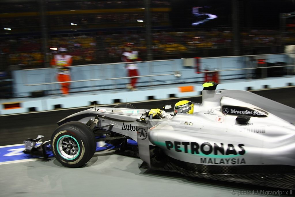 GP Singapore, Prove Libere 3, Sabato, Nico Rosberg (GER), Mercedes GP F1 Team, MGP W01 