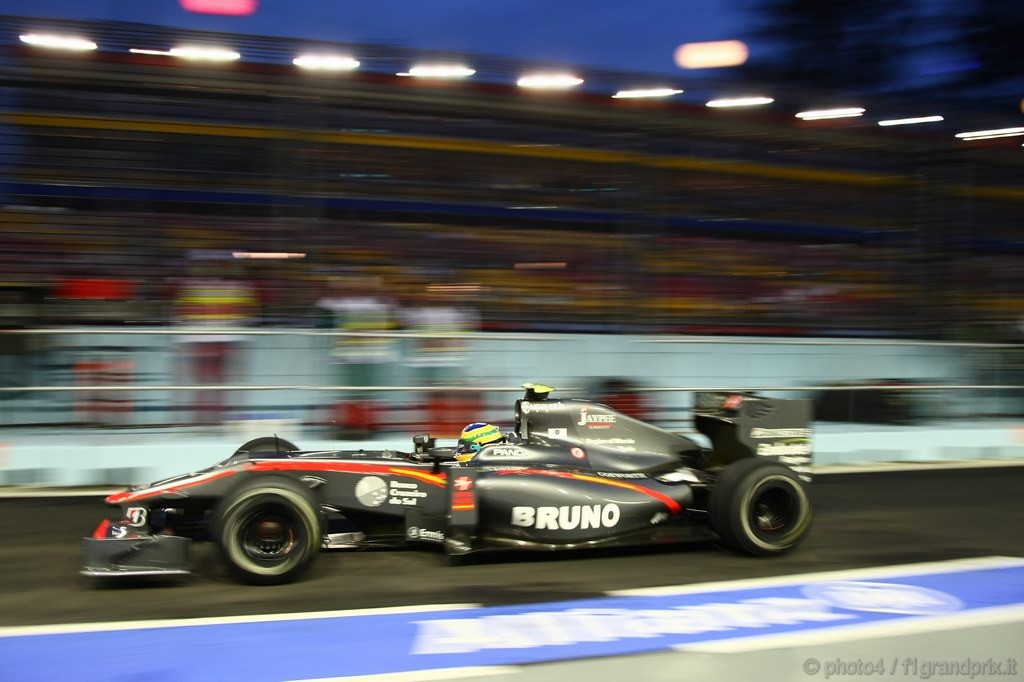 GP Singapore, Prove Libere 3, Sabato, Bruno Senna (BRA), Hispania Racing F1 Team (HRT), F110 