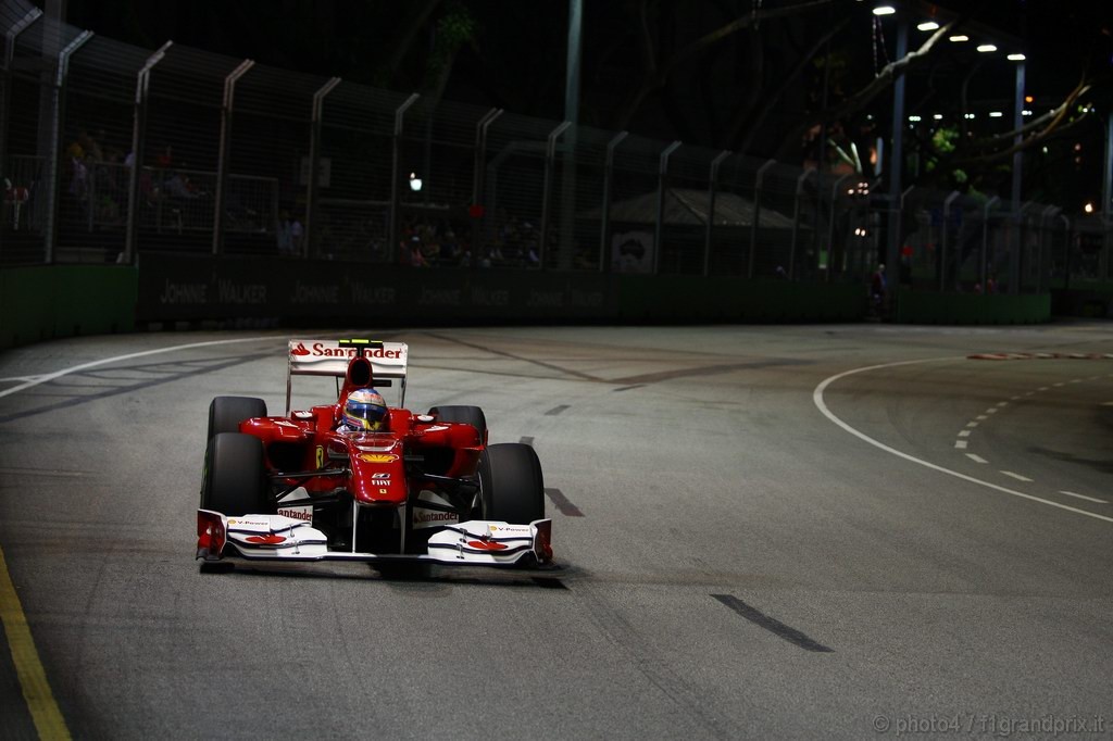 GP Singapore, Qualifiche, Fernando Alonso (ESP), Ferrari, F10 