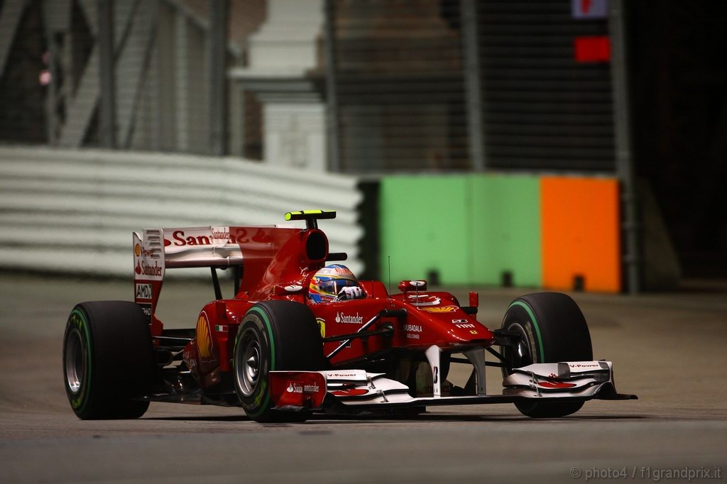 GP Singapore, Qualifiche, Fernando Alonso (ESP), Ferrari, F10 