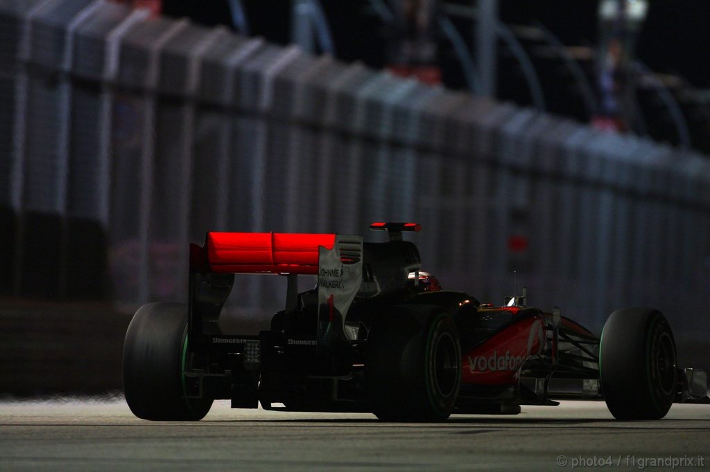 GP Singapore, Qualifiche, Jenson Button (GBR), McLaren  Mercedes, MP4-25 