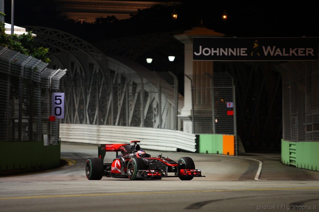 GP Singapore, Qualifiche, Jenson Button (GBR), McLaren  Mercedes, MP4-25 