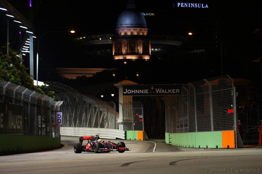 GP Singapore, Qualifiche, Lewis Hamilton (GBR), McLaren  Mercedes, MP4-25 
