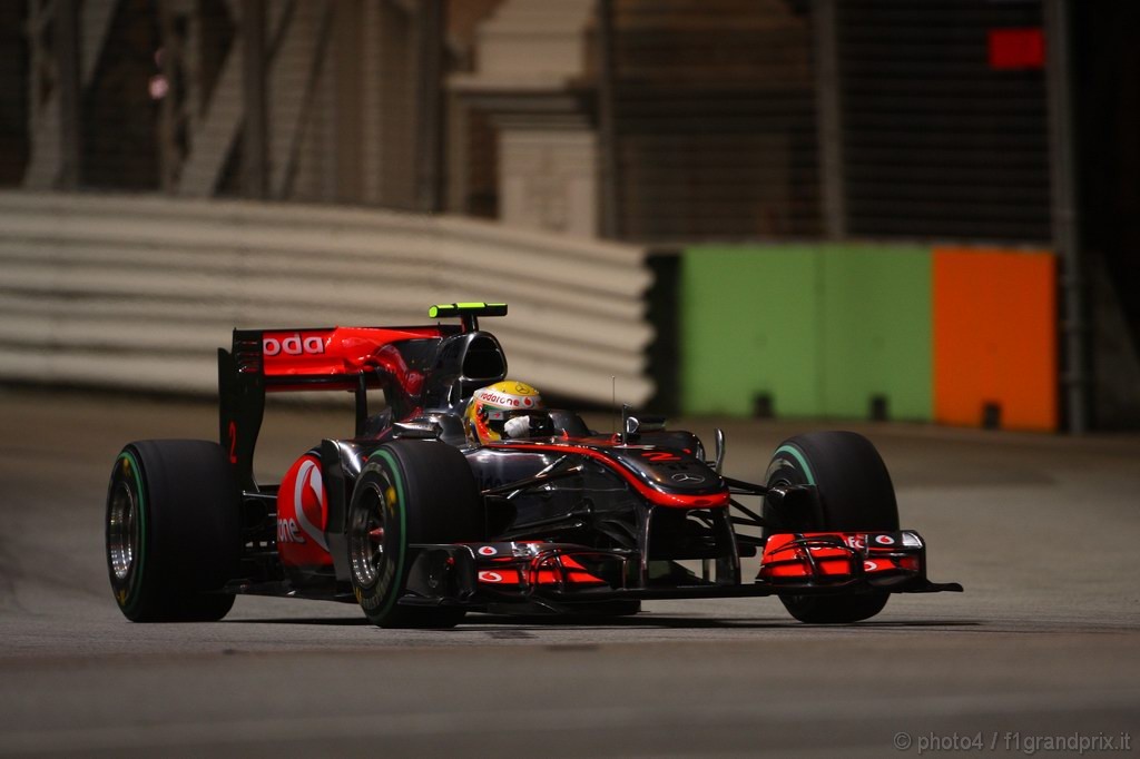 GP Singapore, Qualifiche, Lewis Hamilton (GBR), McLaren  Mercedes, MP4-25 