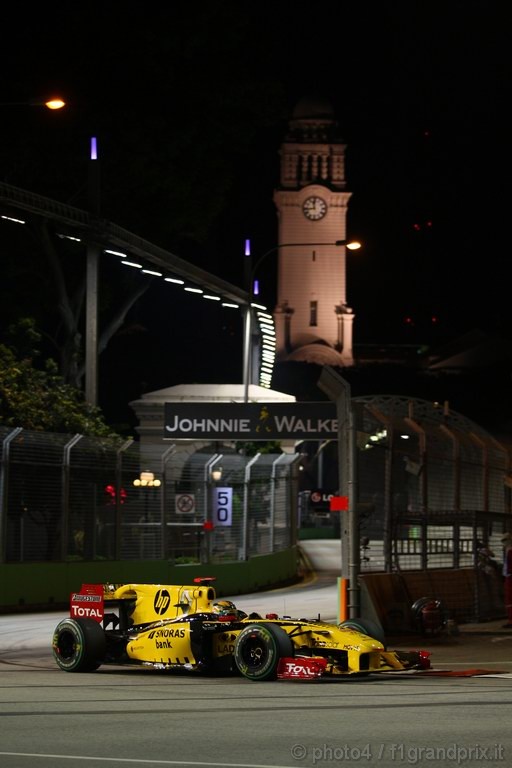 GP Singapore, Qualifiche, Robert Kubica (POL), Renault F1 Team, R30 